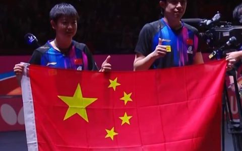 赢了！王楚钦孙颖莎世乒赛混双三连冠
