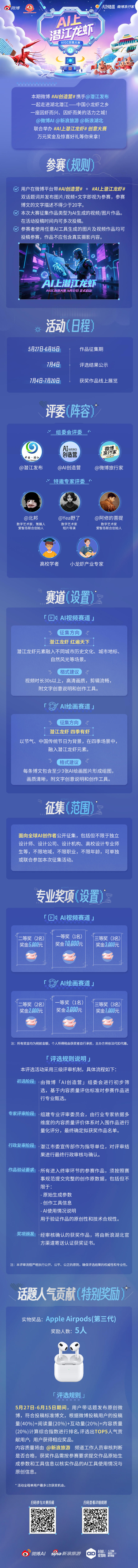 AI神笔画潜江龙虾，获奖者最高可得万元奖金