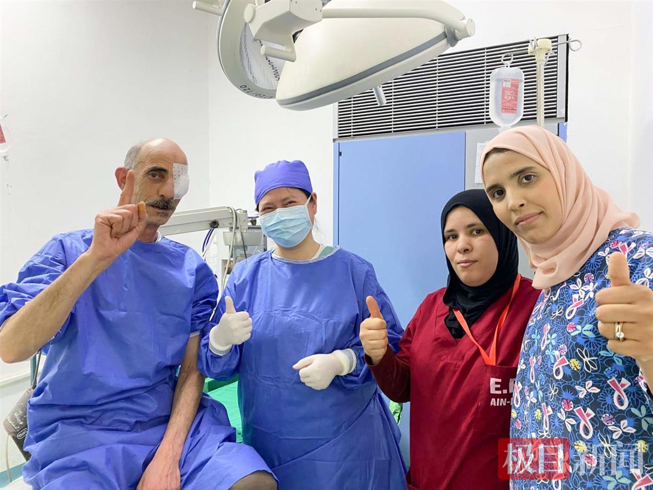 阿尔及利亚古尔邦节，居民宰羊时虫子爬进了眼睛，中国医生巧手救人