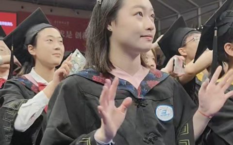 华科大举行本科生毕业典礼！奥运冠军昌雅妮毕业了