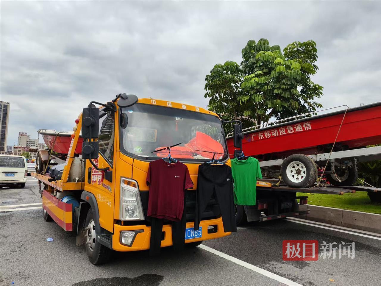 直击怀集遭遇超百年一遇洪水救援现场：大量救援车辆待命，救援人员称“哪里需要就去哪里”