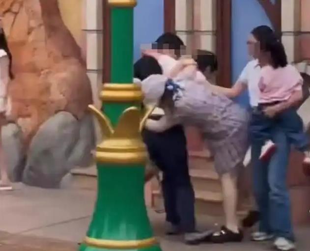 极目锐评丨迪士尼乐园打架事件，对孩子动手不能忍
