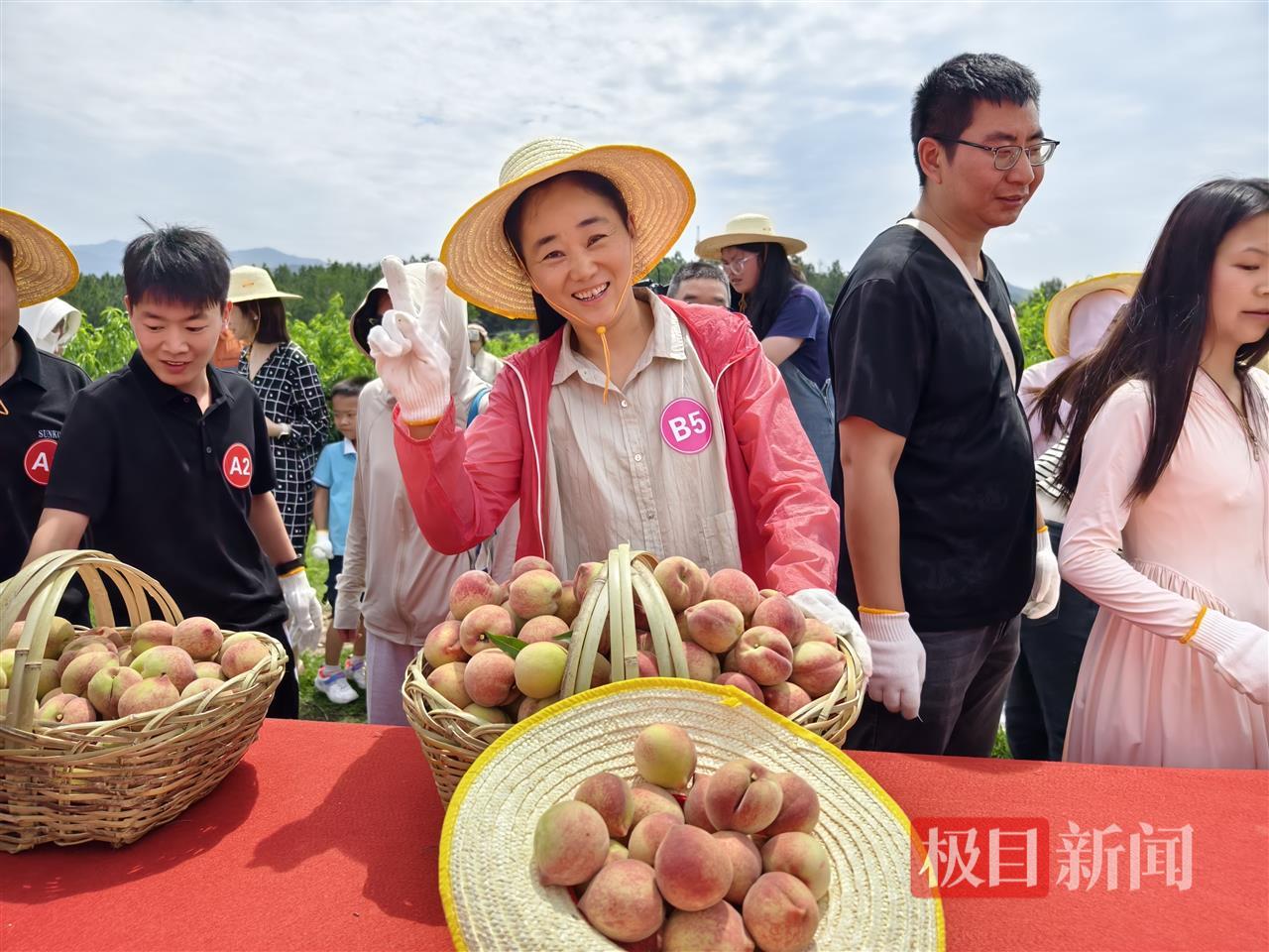 “教科书级”桃子出圈！广水胭脂红年产值4.5亿元，线上卖爆