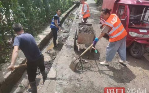 柔肩作桥，铁骨战洪魔！香口乡“铁娘子”用血肉之躯筑起生命防线