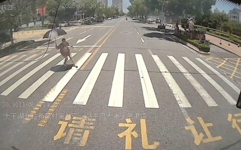武汉公交“车让人”成为街头一道靓丽风景 司机停车礼让 行人鞠躬致谢