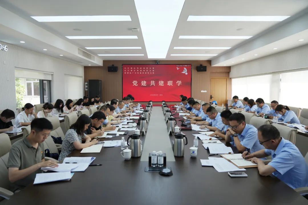 长江新区发改局党支部、科创局党支部与阳逻电厂开发建设部党支部开展联学共建活动