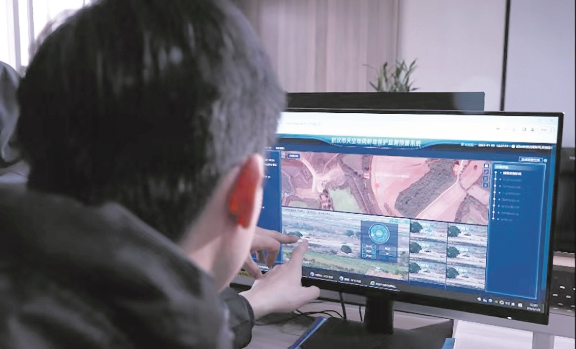 织密天空地网  针对20余类目标物跟踪监测 武汉“主动发现”守牢耕地红线