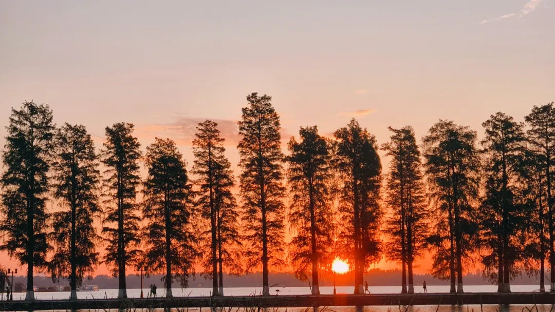 凌晨5点半，武汉上空出现绝美一幕！