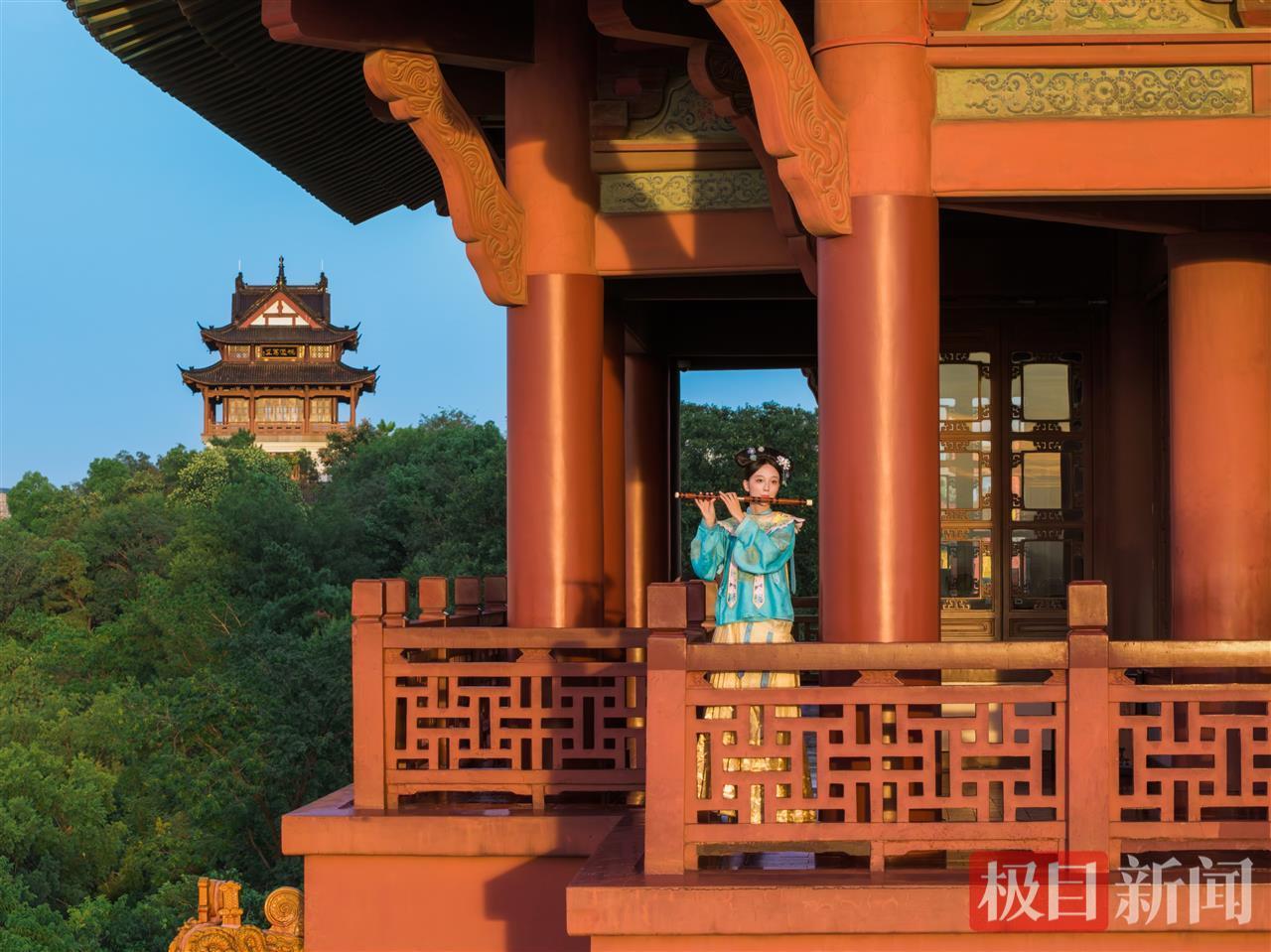 黄鹤楼游览又有了新体验：七夕上线《黄鹤楼中吹玉笛》