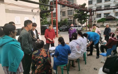 干河社区卫生服务中心开展老年健康宣传周活动