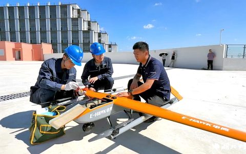 从武汉飞往汉川 湖北首条50公里跨市无人机物流航线首飞