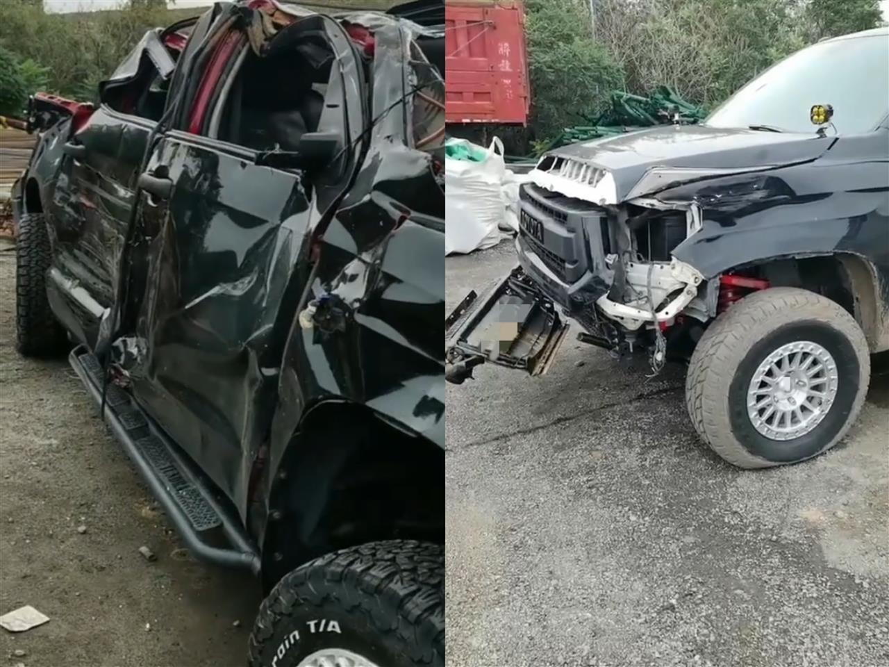 玩沙漠越野遇难网红所乘车辆侧翻前疑被碰撞，现场画面曝光，家属发声：为何没有同行人员站出来说出真相？