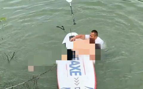 海军退役军人五天两划桨板救人：上次成功了，这次很遗憾