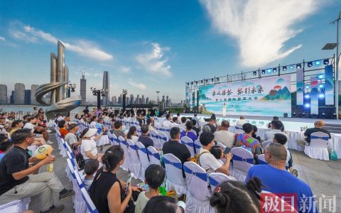 璀璨灯光辉映两江四岸 土家神茶香溢英雄之城——第三届来凤国际藤茶大会武汉会场盛大启幕
