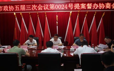 市政协开展重点提案督办活动