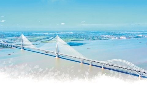 “湖北造”创下多个之最 世界最大跨度斜拉桥通车