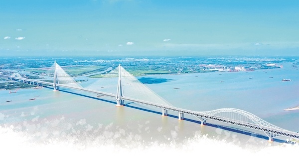 “湖北造”创下多个之最 世界最大跨度斜拉桥通车