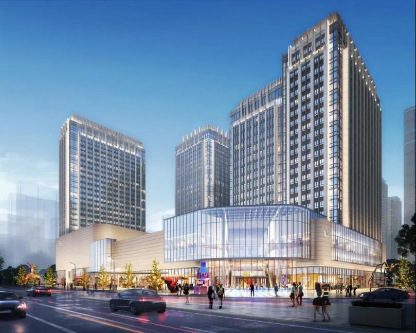 胖东来新店开业仅剩一个月，记者实探：商场已挂上DL标志，玻璃幕墙正陆续安装，店员称新员工或先在老店培训