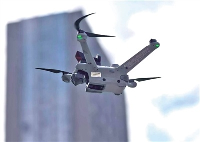 武昌交警科技赋能护畅通 无人机打造“空地一体”交通防控体系