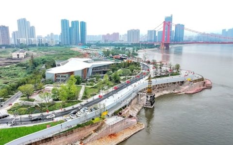 百里长江生态廊道“最后一公里”贯通 武昌湾1956公园国庆正式开放