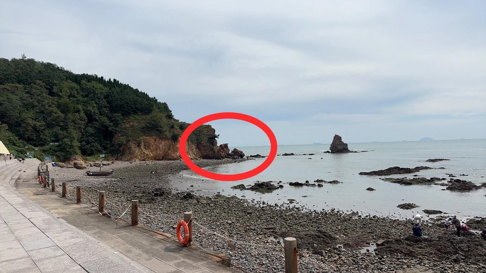 青岛海边一网红山洞垮塌，游客：扑了个空，大家不要贸然前往了