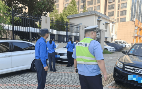 市城管执法局开展文明停车专项行动