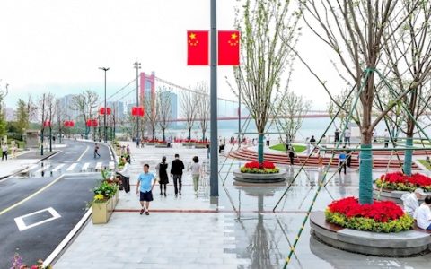 武船片堤防改造及江滩环境整治工程竣工 武汉百里长江生态廊道建成开放