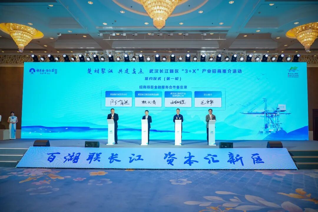 “楚材聚汉 共建支点”——武汉长江新区“3+X”产业招商推介活动​举办