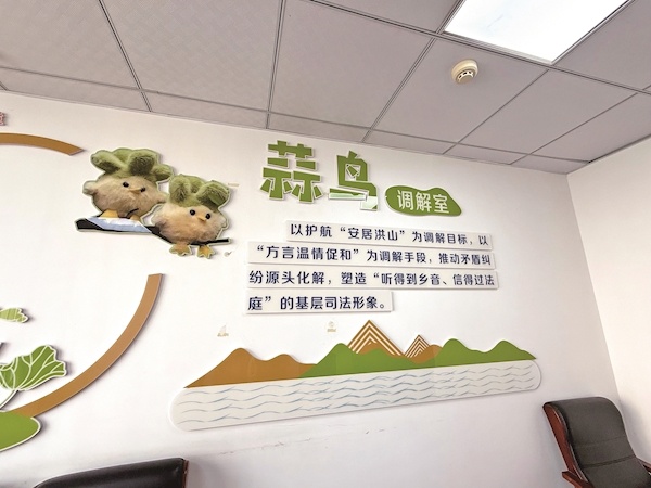 南湖人民法庭有间“蒜鸟”调解室 8个月让500多件纠纷“算了算了”