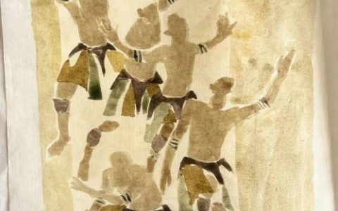 利川画家屈玫均作品《巴人鼓乐》入选全国青年美术展