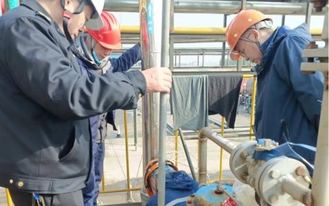 湖北特检院黄冈分院高效完成重点企业21台特种设备检验