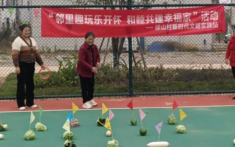 向阳湖镇绿山村趣味屋场会热闹启幕