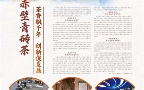 从种植环节到消费终端全链条精准发力 赤壁青砖茶产业驶入发展快车道
