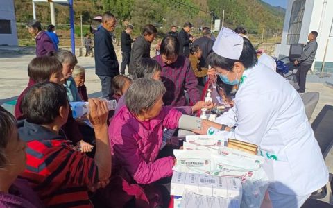 “双医联动”进乡村  健康服务暖民心 通城县医保局联合多部门开展医保宣传义诊活动