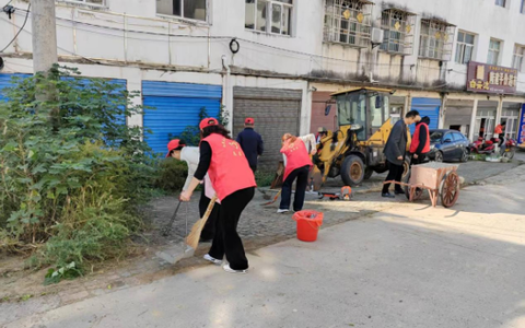 红安县上店社区综合整治市容市貌