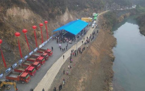 攻坚一百天 崇阳木三李水库全力冲刺主坝封顶