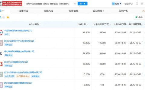武汉设立信科产业投资基金