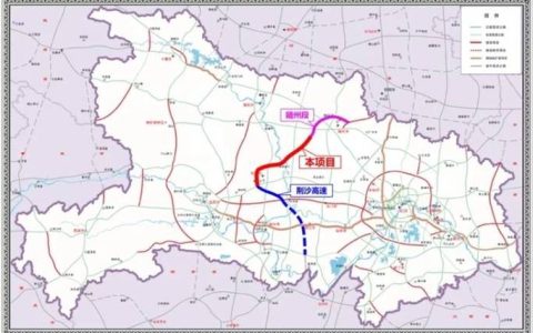 荆随高速荆门段迎来建设新节点