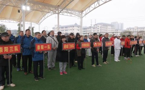 崇阳老年人门球赛开赛