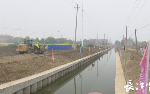 天门河下段综合治理工程有序推进