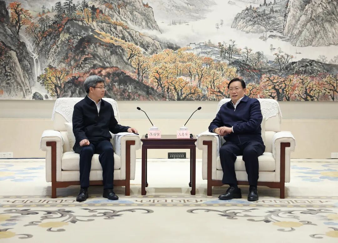 王忠林会见中国航天科工集团董事长陈锡明总经理陈少洋 做大做强商业航天产业集群 加快建设“中国星谷”