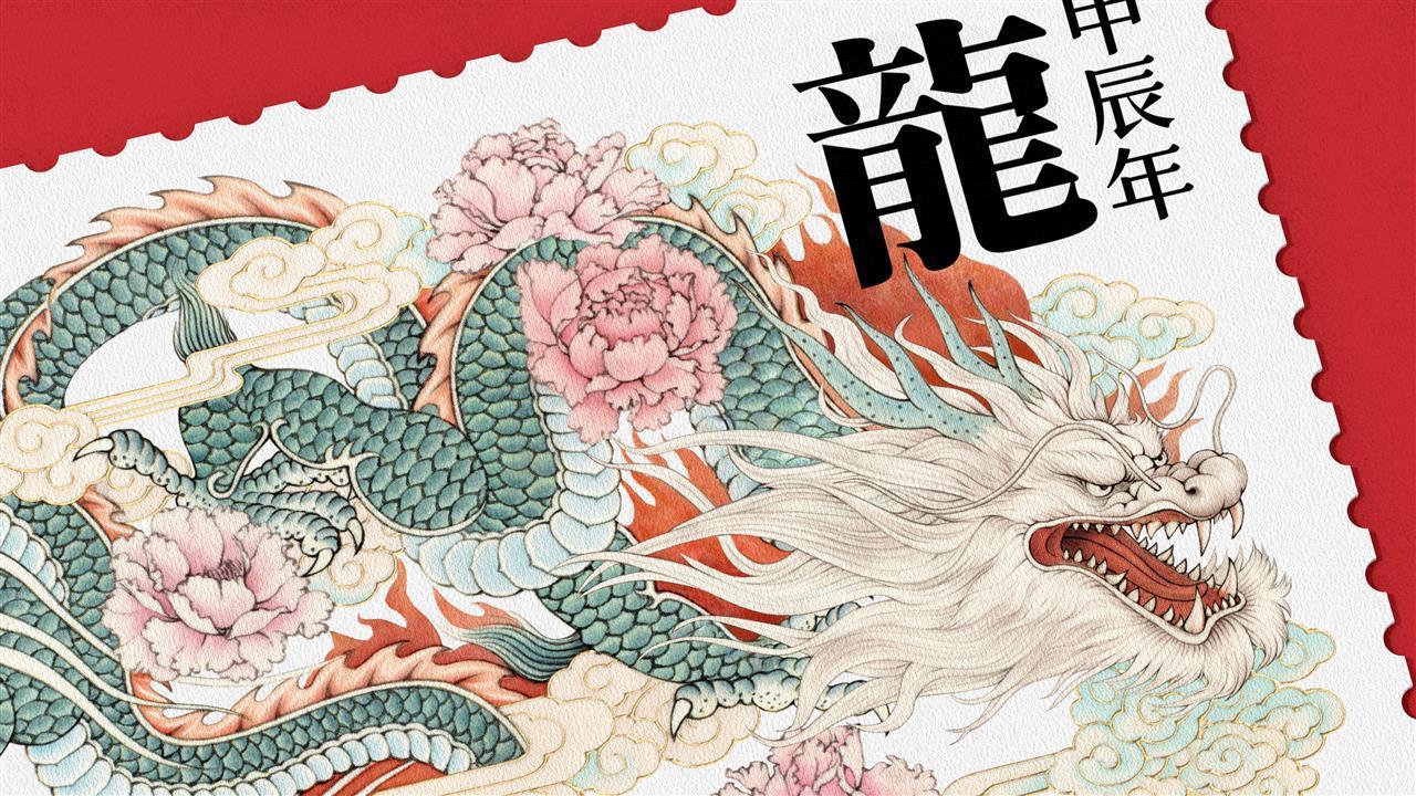 第6次与联合国合作，占了12生肖邮票“半壁江山”，“武汉伢”潘虎设计了联合国2026马年生肖票