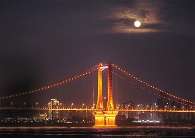 “超级月亮”短暂现身江城上空 华科大教授教你如何拍出刷屏大片