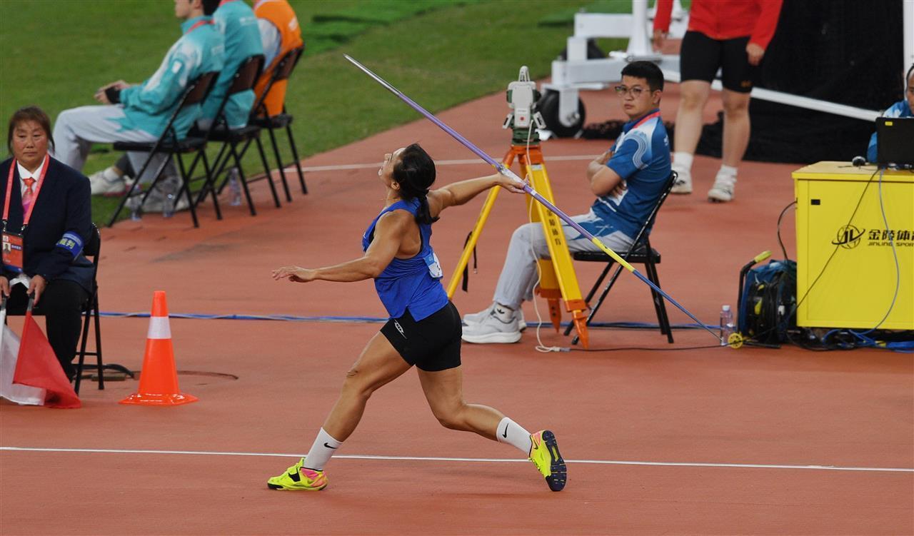 苏玲丹一掷定乾坤，勇夺湖北首枚全运会标枪金牌