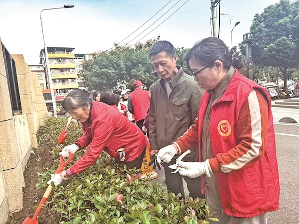 一心护绿将城绕  三镇繁花送福来