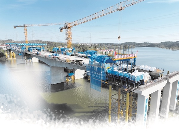 世界第一公路工程沉井落定 武汉都市圈环线高速加速画圆