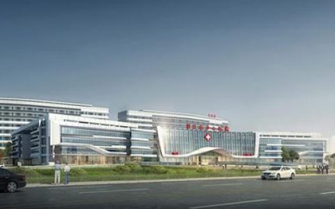 潜江市中心医院项目封顶在即