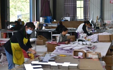 关刀镇优化服务帮扶企业 微工厂托起致富梦