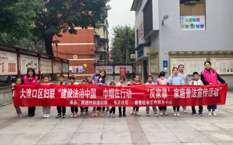 长埫口镇开展反家暴普法宣传活动