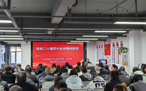 团市委召开学习贯彻党的二十届四中全会精神宣讲工作动员会暨专家宣讲团报告会